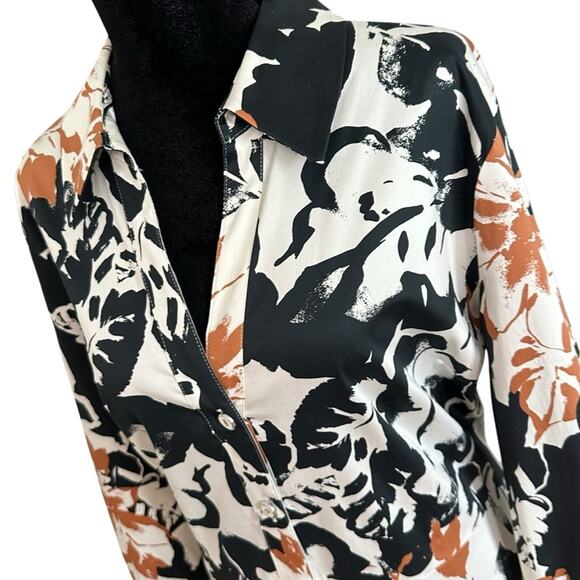 NWT Soft Surroundings Floral Moonglow Tiered Midi Dress Plus Size 18 - Picture 3 of 10